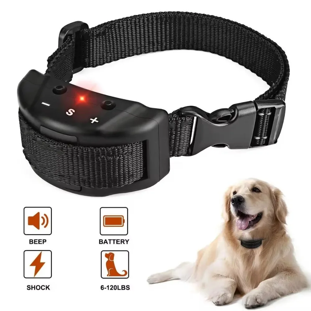 Barking Dog Alarm - Automatisches Anti-Bell-Halsband für Hunde, kein Belltönen,