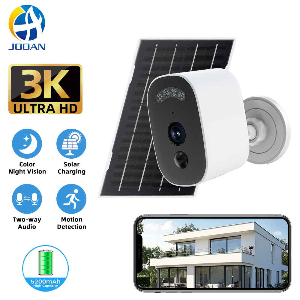 Home Security Monitoring System - Jooan 3K HD Solar-Überwachungskamera für den