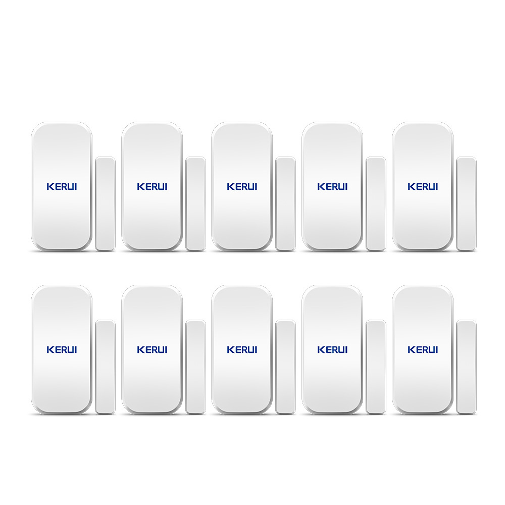 Home Security Kit - KERUI D035 433MHz Drahtloser Fenster-Tür-Magnetsensor-Detektor für