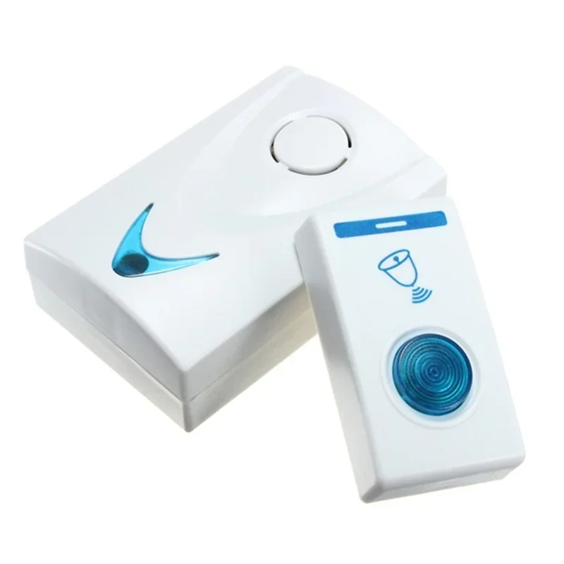 Home Security Ring - Drahtlose Türklingel, LED, 2 Tasten, 3
