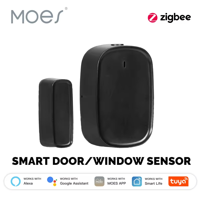 Home Security System Installation - MOES Tuya ZigBee Smart Fenster- und