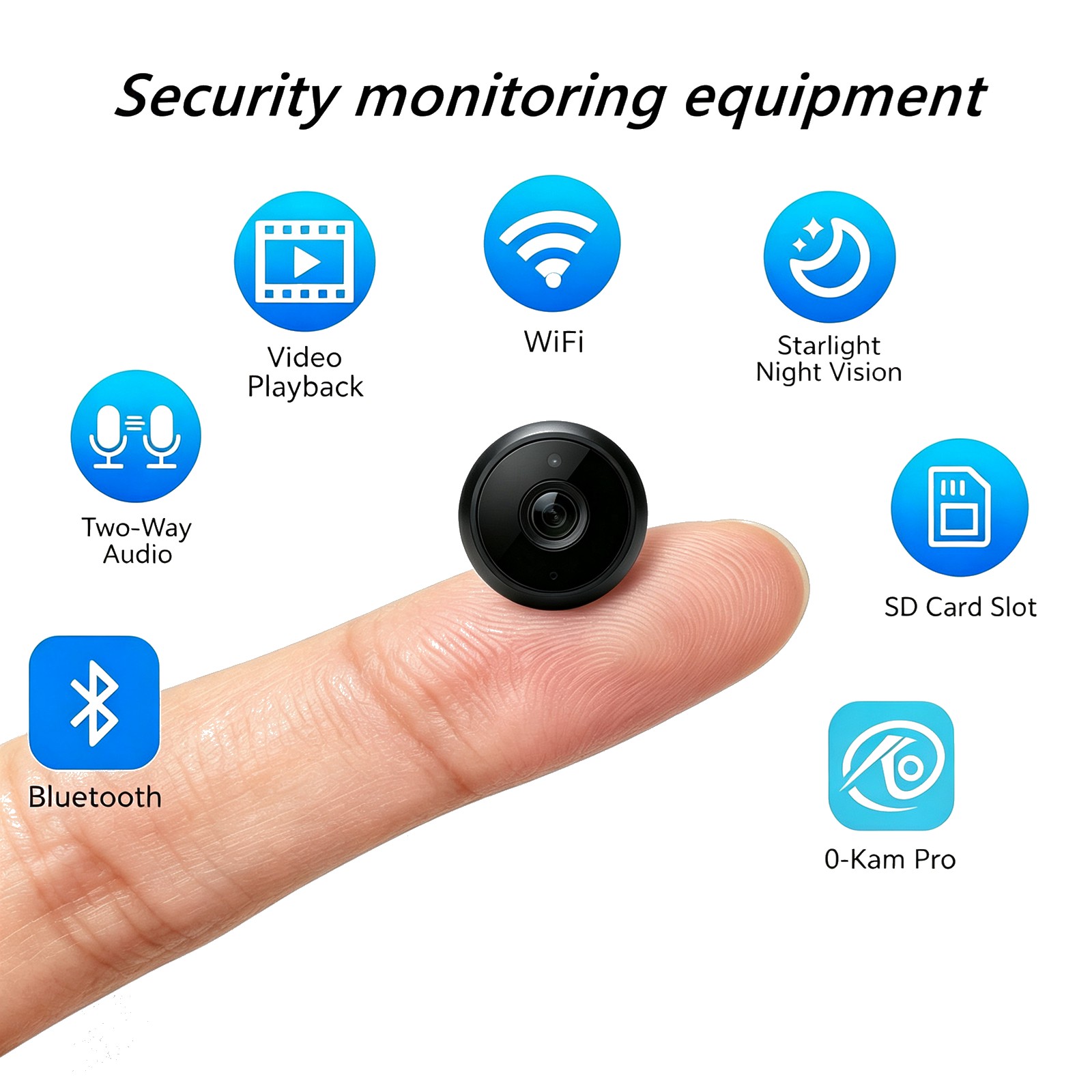 Home Security Kit - BU4 Komplettes Heim-Überwachungsset: Hochauflösende Nachtsicht-Smartkameras +