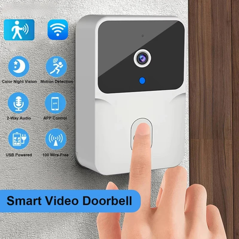 Home Security System Installation - Smart Home WLAN-Video-Türklingel Drahtloses Telefon Zwei-Wege-Gegensprechsystem