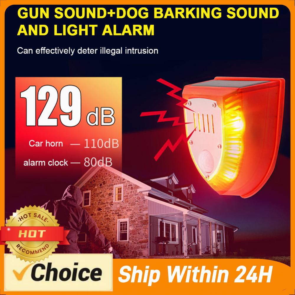 Barking Dog Alarm - Schießgeräusche & Hundegebell & Stroboskoplicht Wasserdichte