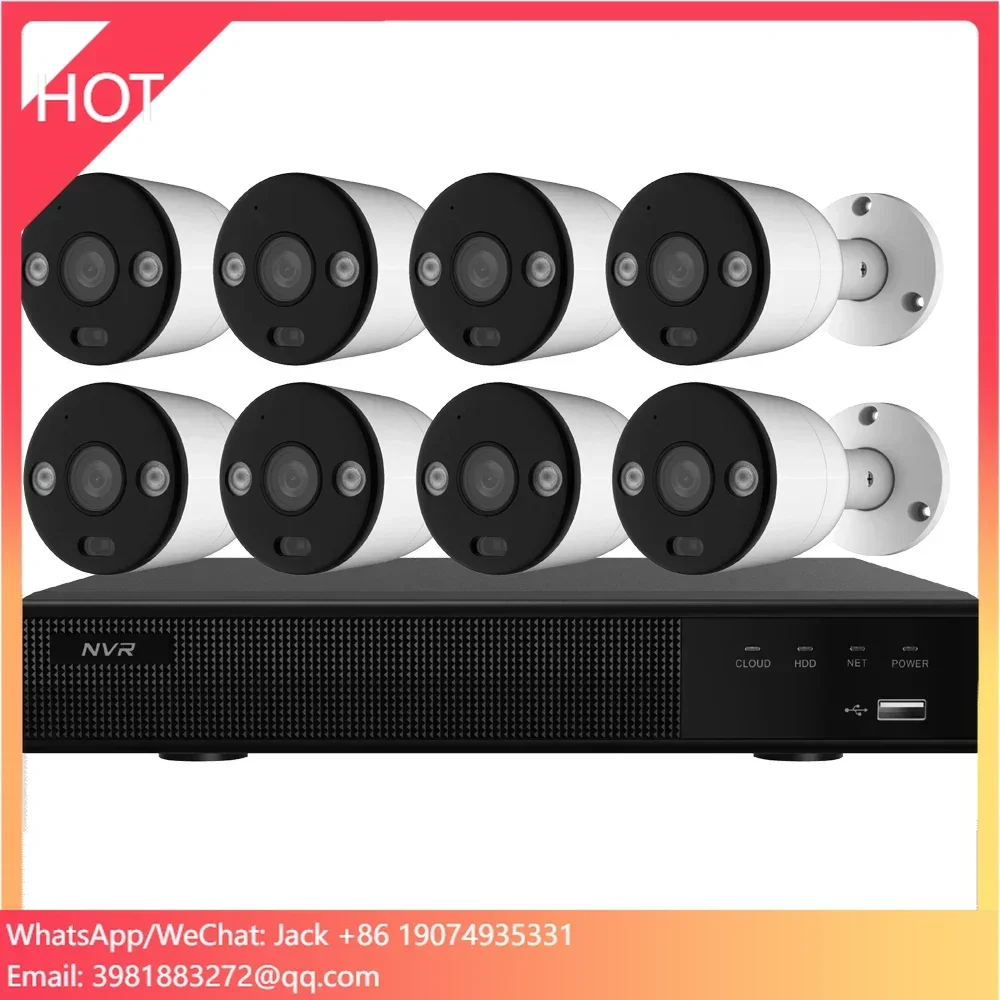 Home Security Kit With Camera - 8-Kanal 4K PoE Sicherheitskamerasystem Heimüberwachung NVR-Kits