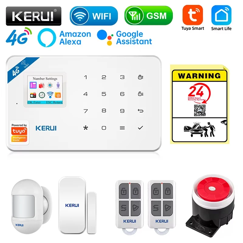 Home Security System Installation - KERUI Sicherheit Alarm System Kit W184