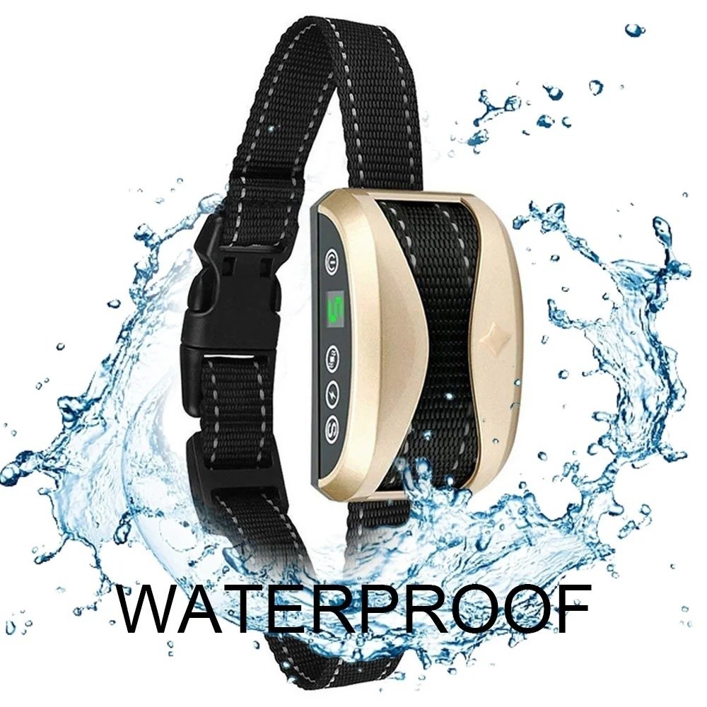 Barking Dog Alarm - Intelligentes Anti-Bell-Halsband für Hunde, Verstellbares Wasserdichtes
