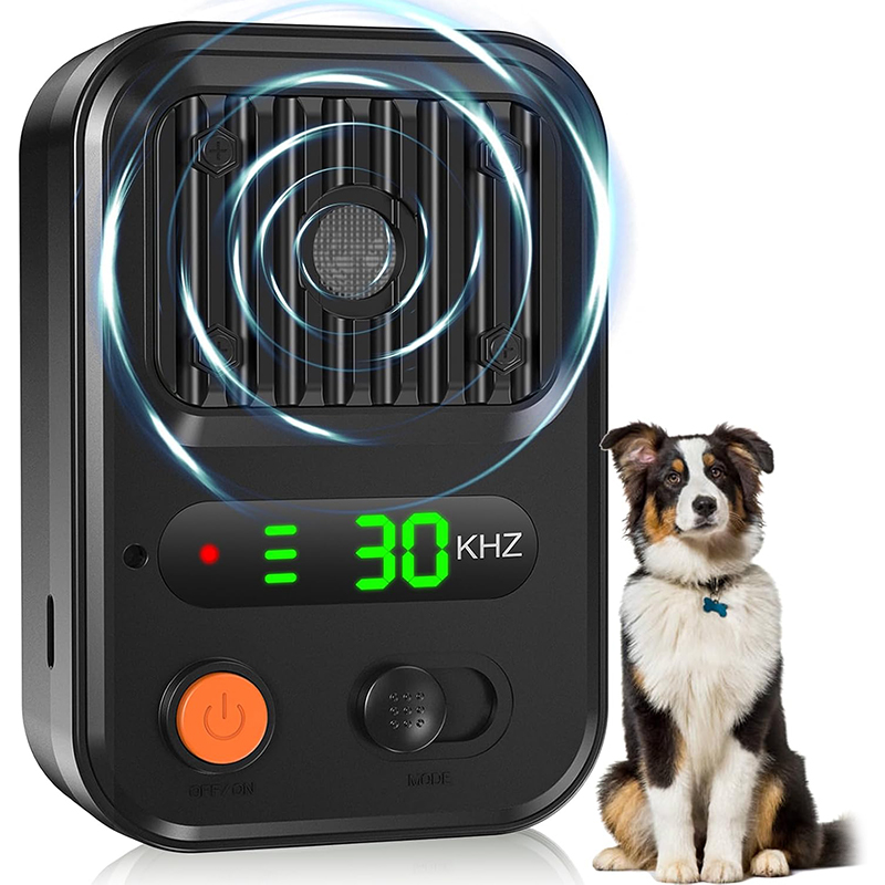 Barking Dog Alarm - Tragbarer Hundevertreiber, 25 kHz Frequenz, dreistufige