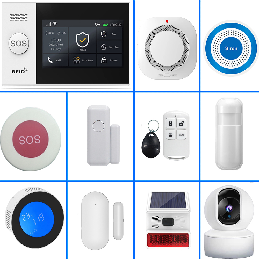 Home Security System Installation - PGST 4G Tuya Smart Home Alarm