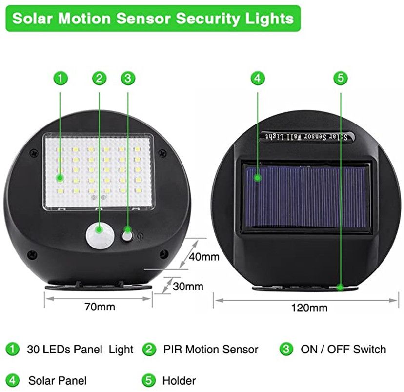 Solarenergie Pir Bewegungs sen – Home Security Yard Sensors Bewertung und Preis