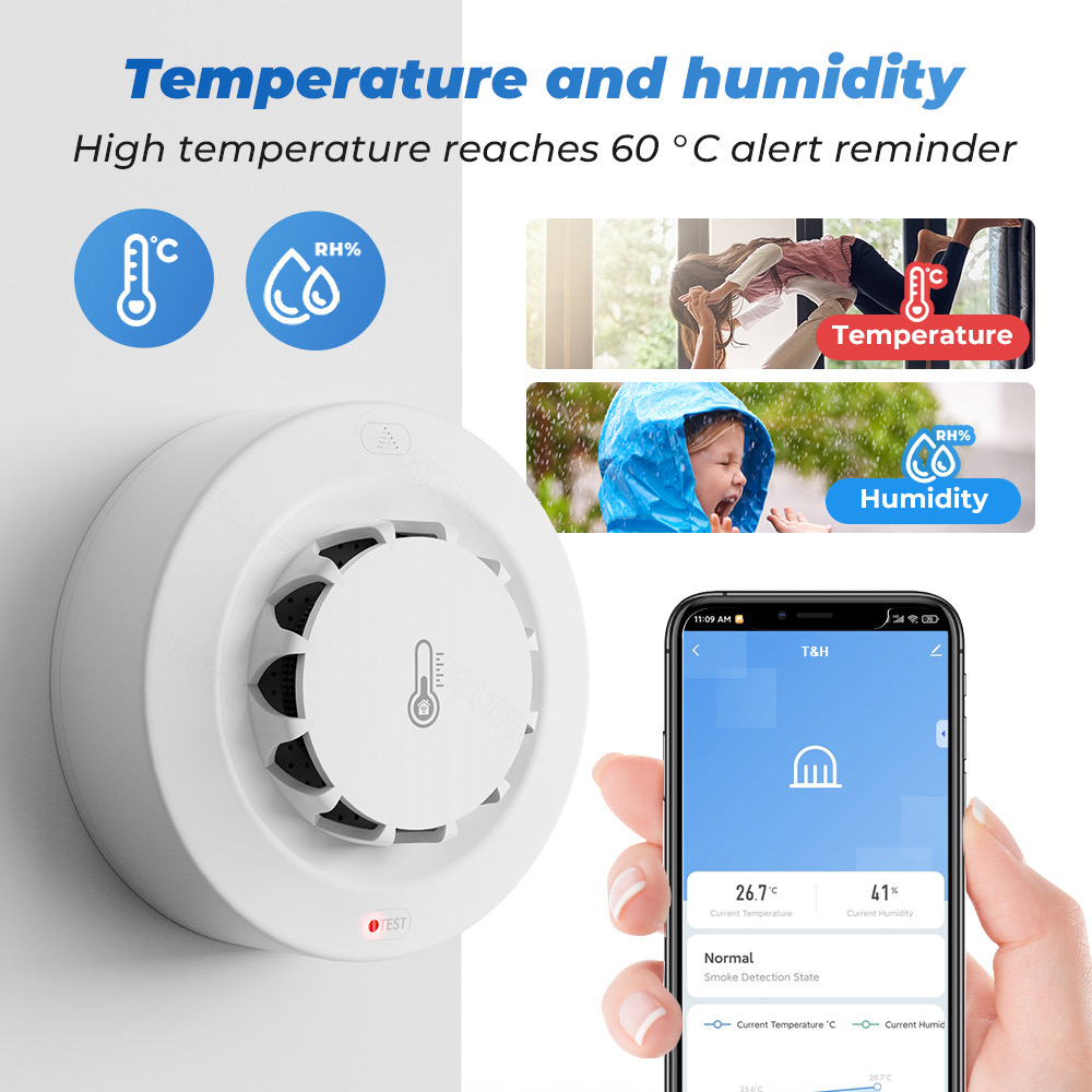 Tuya WiFi Temperatur- und Feuc – Home Security Wireless Bewertung und Preis