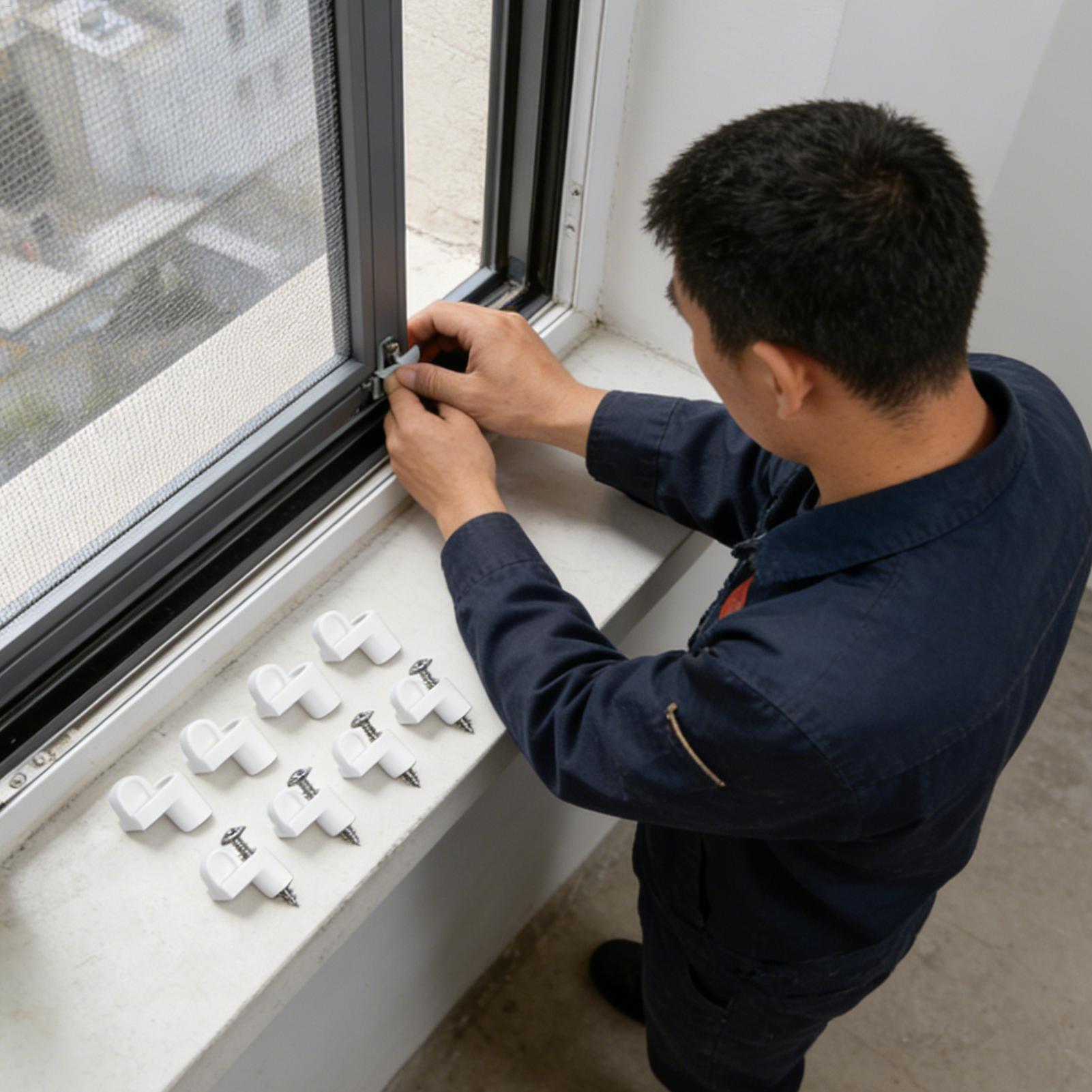 Fenstergitter-Clips, 3/8-Zoll- – Home Security Ring Bewertung und Preis