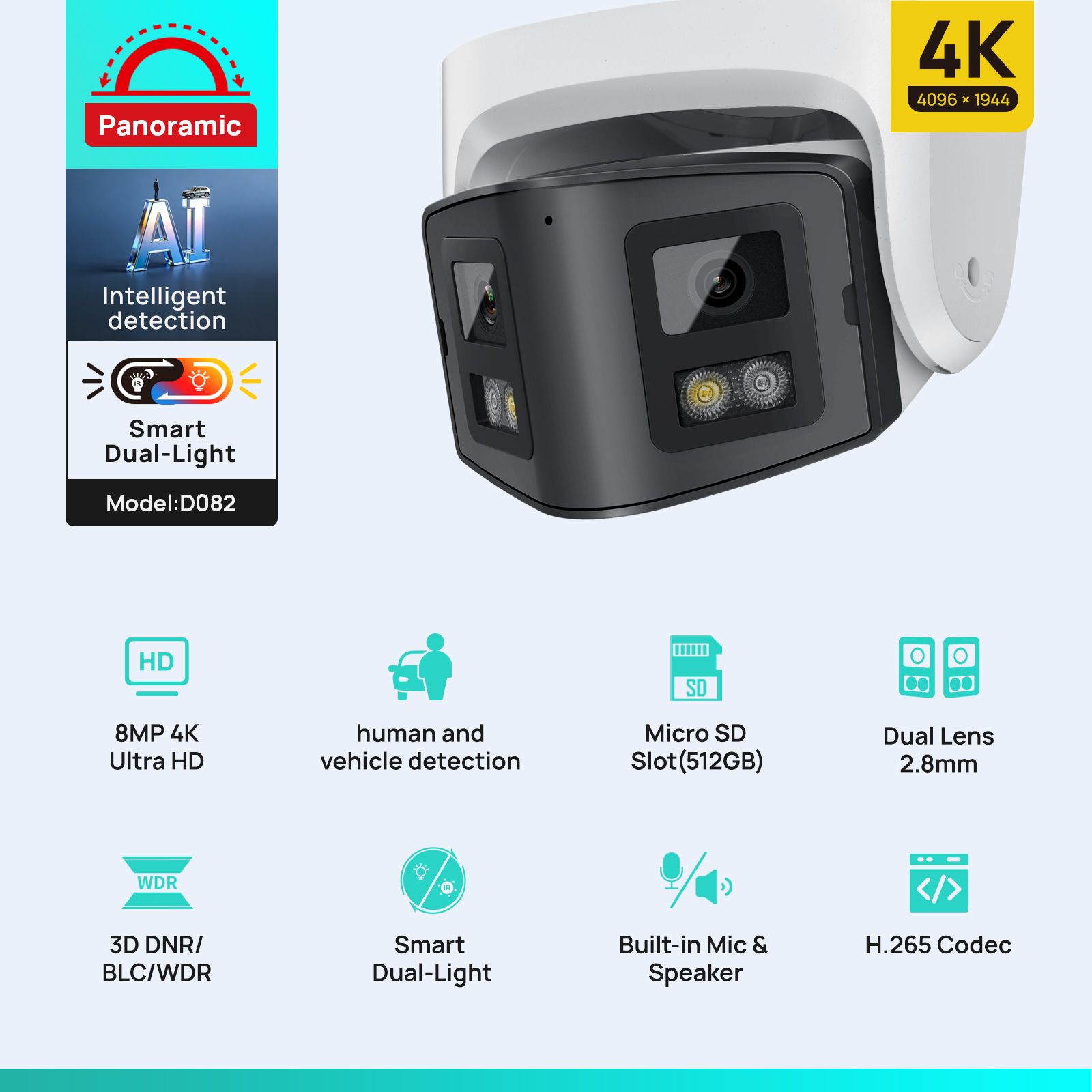 Vikylin 8MP Panorama-IP-Kamera – Home Security System Hikvision Bewertung und Preis
