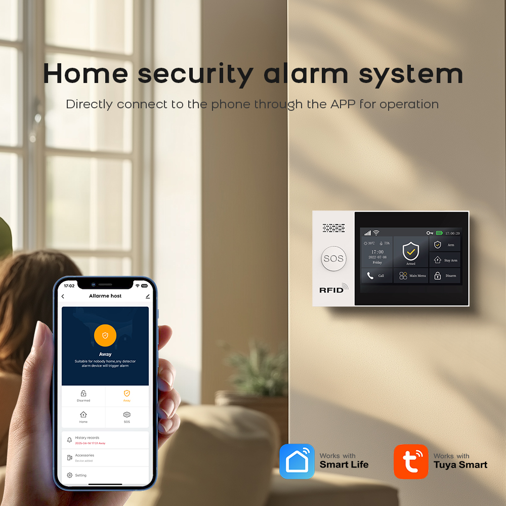 PG-107 Tuya Wireless Home WIFI – Home Security System Installation Bewertung und Preis
