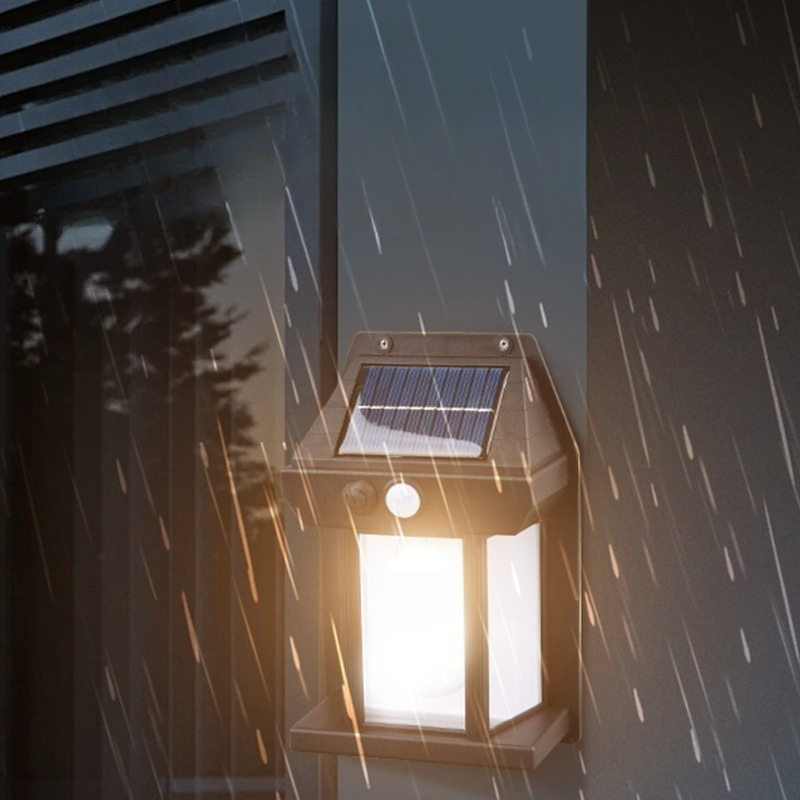Solar-Wandleuchte für den Auße – Home Security Yard Sensors Bewertung und Preis