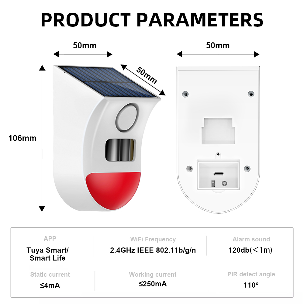 Zigbee Solar-Bewegungsmelder-A – Home Security Yard Sensors Bewertung und Preis