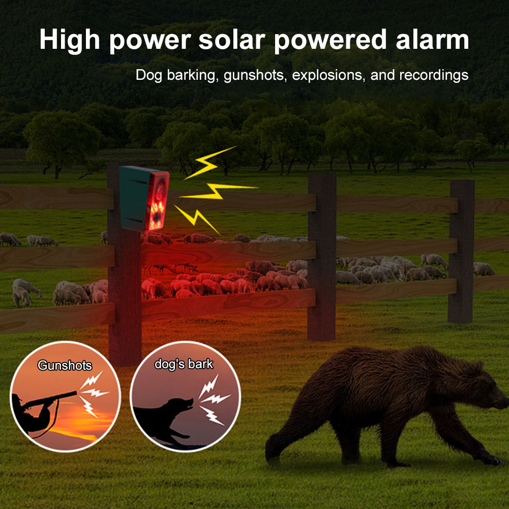 Solarbetriebener Außen-Bewegun – Barking Dog Alarm Bewertung und Preis
