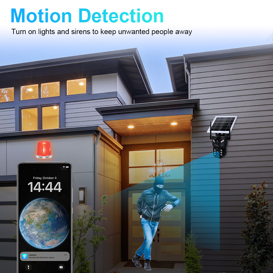 KERUI 6MP 4G SIM WLAN Solarkam – Home Security Monitoring System Bewertung und Preis