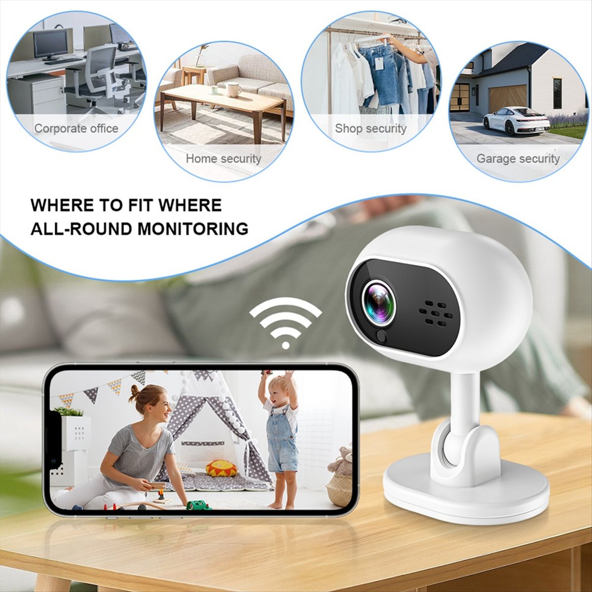 A4 1080P Smart Mini WLAN IP-Ka – Home Security Cameras Wireless Bewertung und Preis