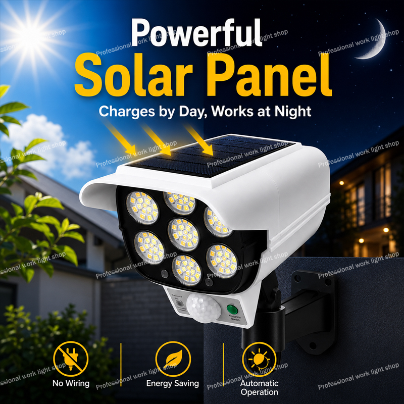 77 LED Solar-Dummy-Sicherheits – Home Security Yard Sensors Bewertung und Preis