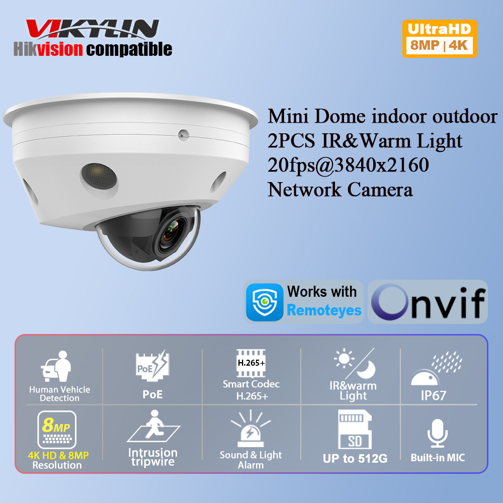 Vikylin 8MP IR-Nachtsicht-Mini – Home Security Online Bewertung und Preis