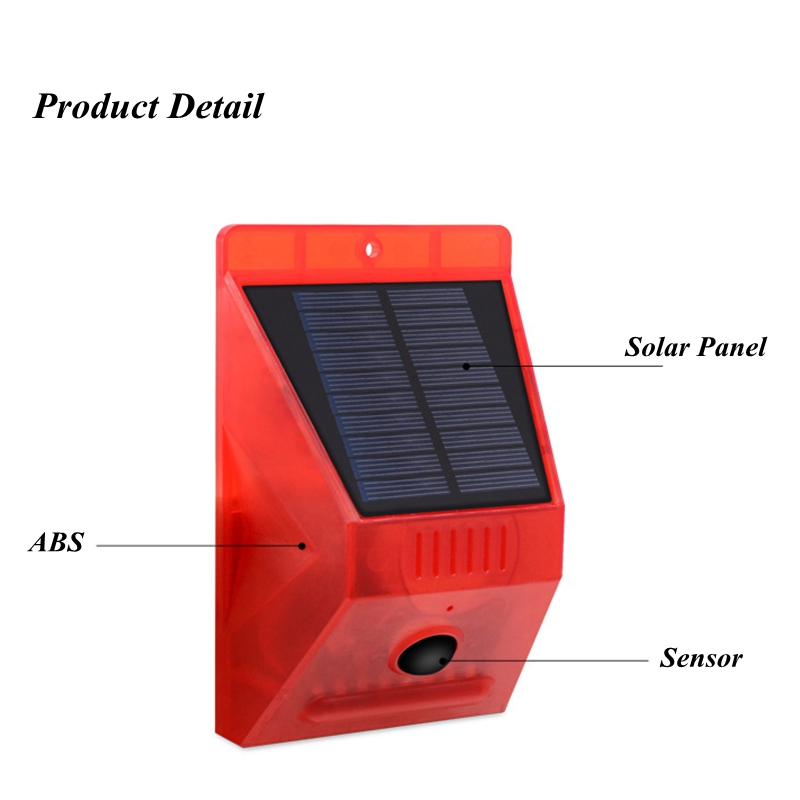 Solar Alarm Lampe Fernbedienun – Home Security Yard Sensors Bewertung und Preis