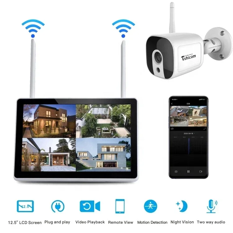 TUYA Smart Wi-Fi 4CH NVR Kit 1 – Home Security Kit With Camera Bewertung und Preis