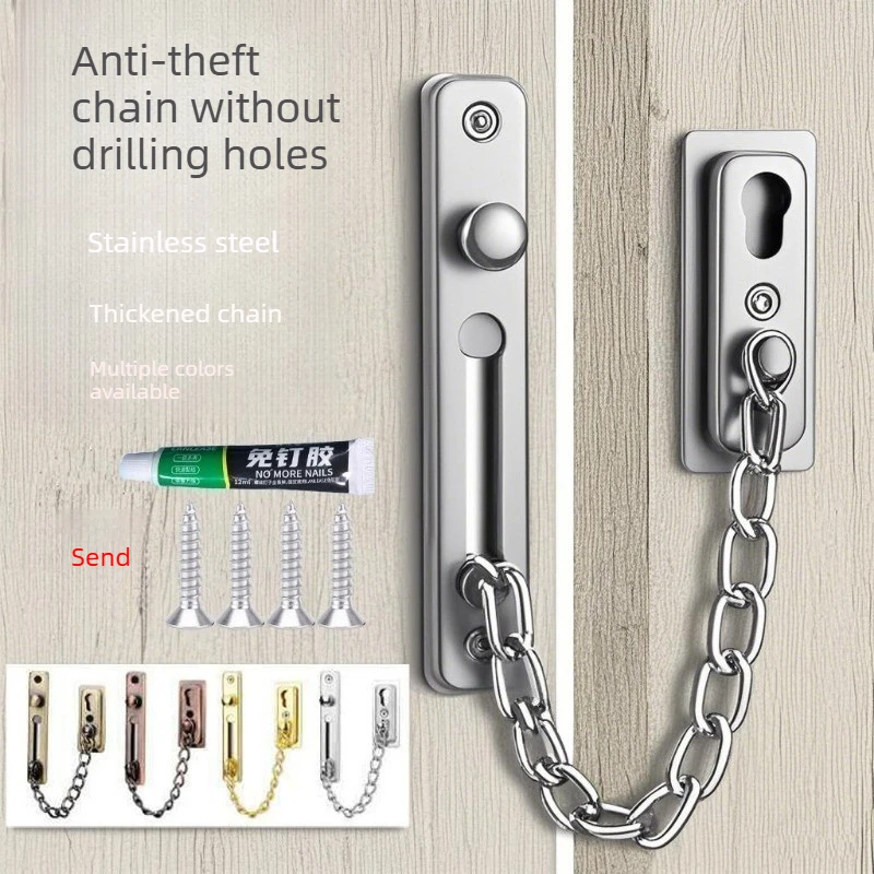 Bohrfreie Edelstahl-Sicherheit – Door Chain Guard Bewertung und Preis