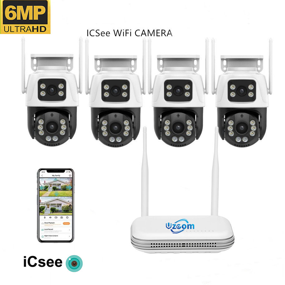 8-Kanal 6MP Outdoor IP-Kamera  – Home Security Kit With Camera Bewertung und Preis