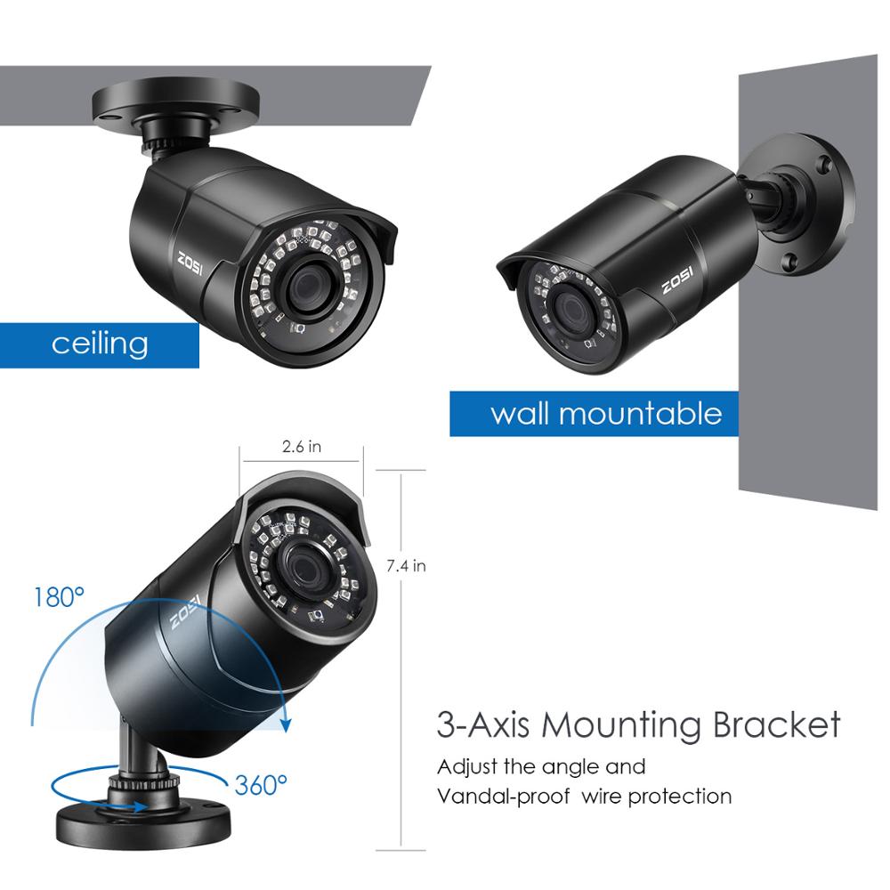 ZOSI 1080P 2MP TVI AHD CVBS IR – Home Security Kit With Camera Bewertung und Preis