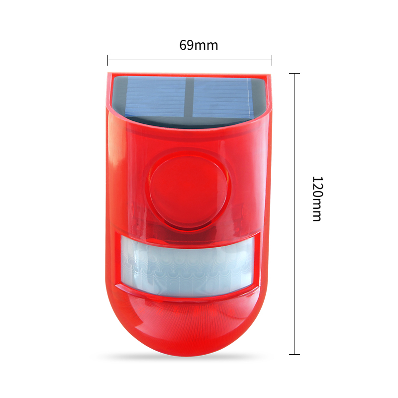 Tragbarer Solar-Infrarot-Beweg – Home Security Yard Sensors Bewertung und Preis