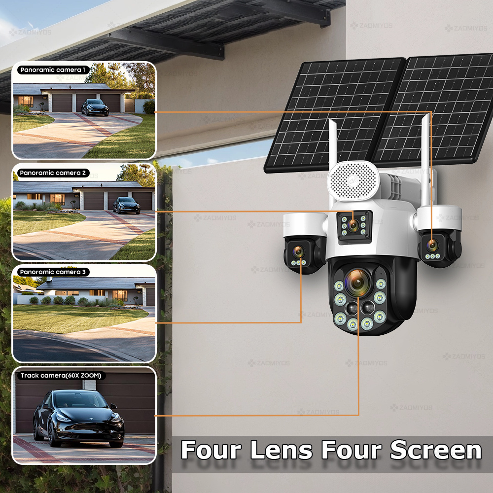 4-Linsen-Outdoor-360-Grad-Kame – Home Security Product Bewertung und Preis