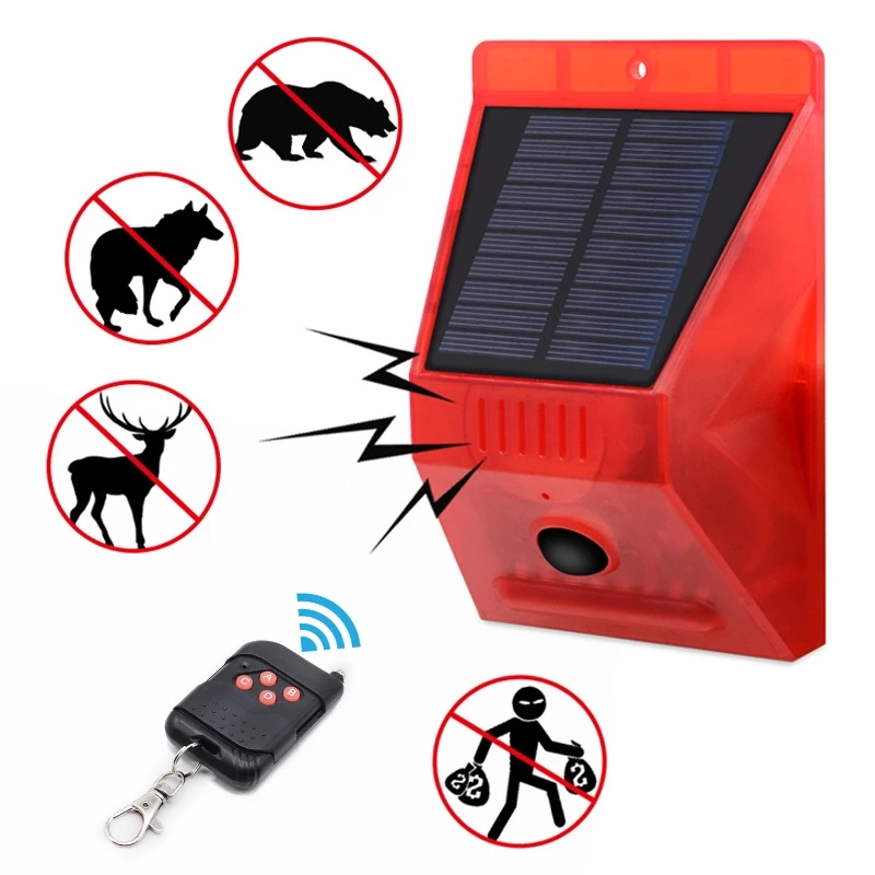 Solar-Alarmlampe mit PIR-Beweg – Home Security Yard Sensors Bewertung und Preis