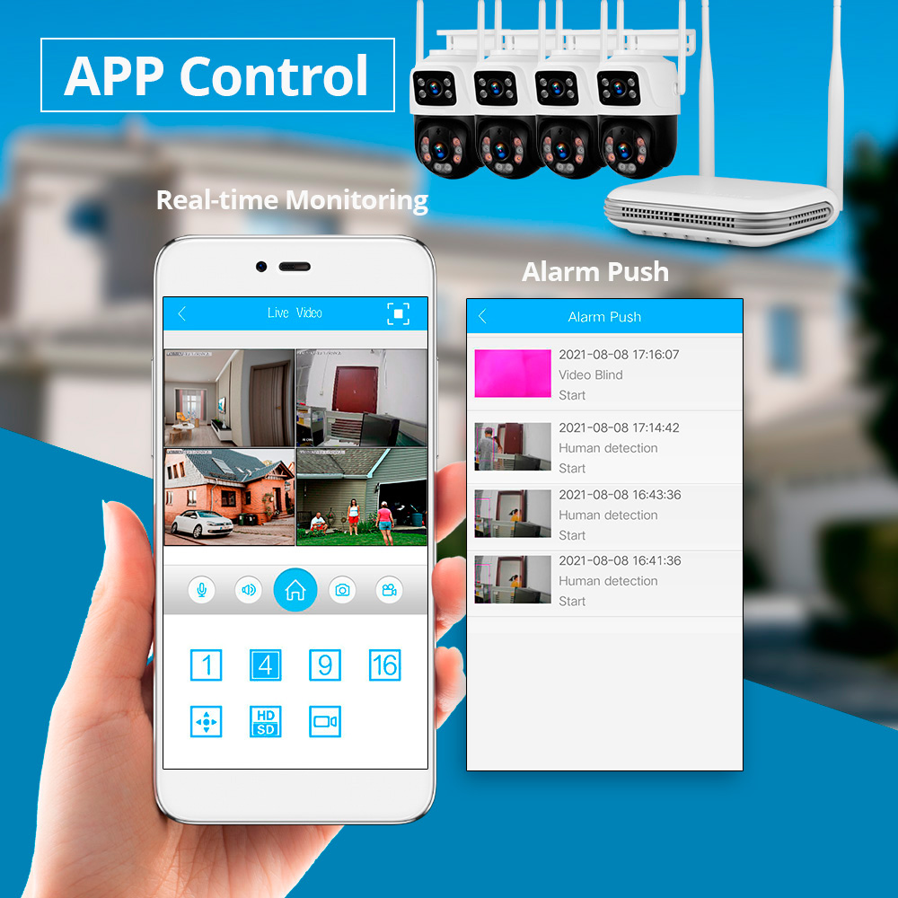 KERUI Wasserdichtes 6MP HD Wir – Home Security System Installation Bewertung und Preis