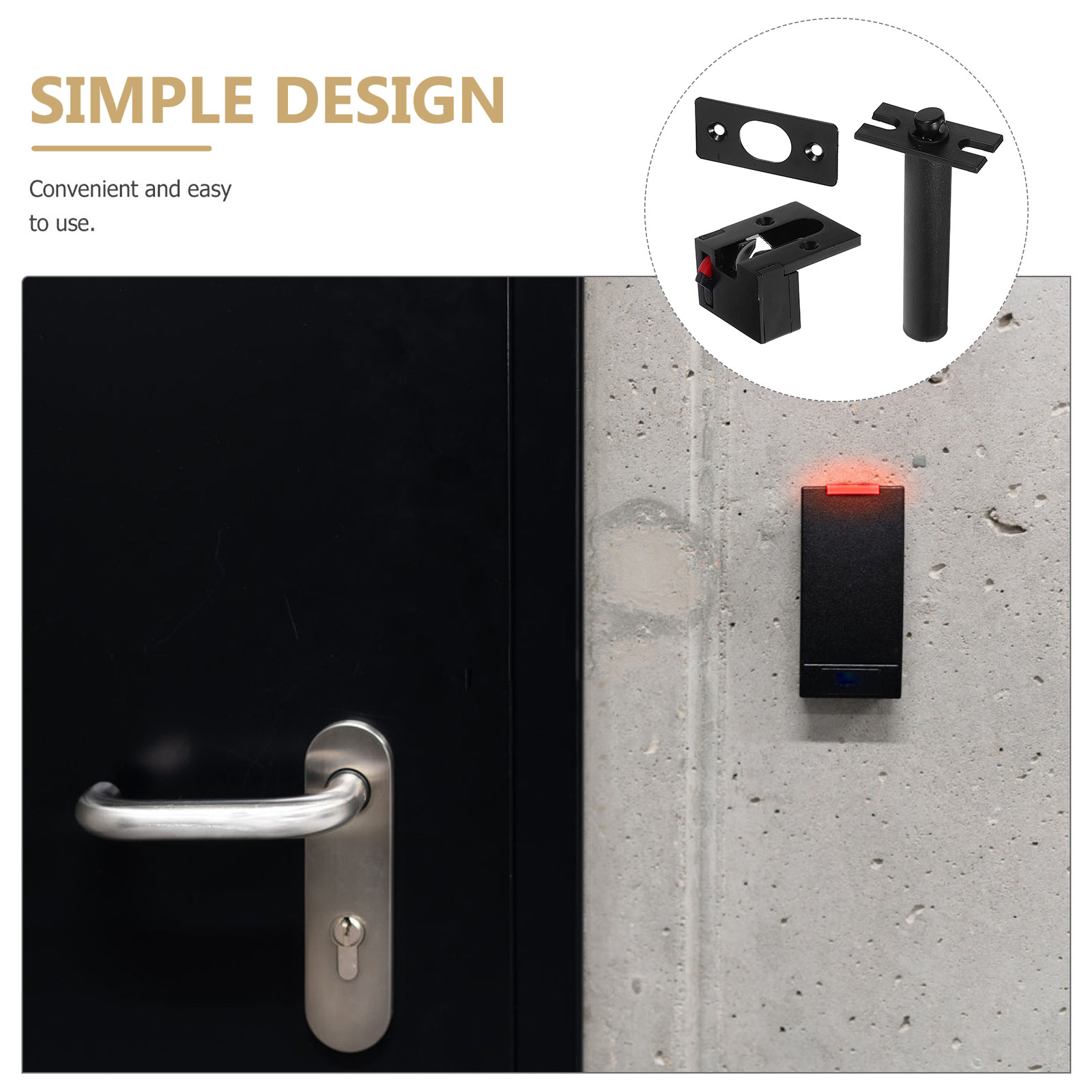 1 Set Verdecktes Edelstahl-Tür – Door Chain Guard Bewertung und Preis