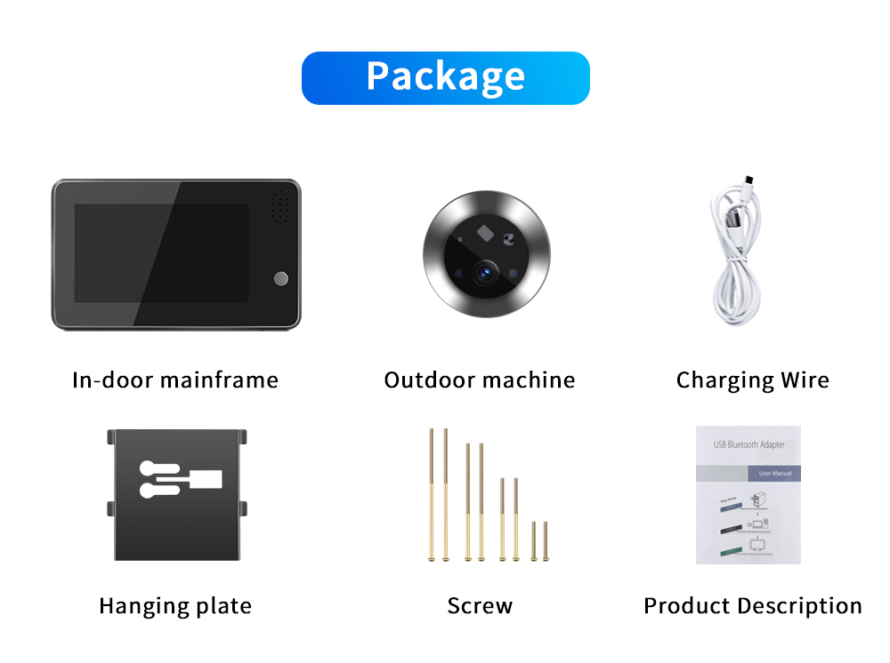 4,3-Zoll Tuya Smartlife WLAN-T – Home Security Cameras Wireless Bewertung und Preis