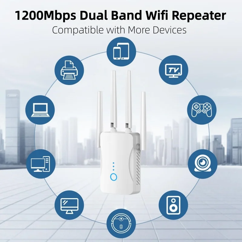 1200Mbps Dual-Band WLAN-Repeat – Home Security Wireless Bewertung und Preis