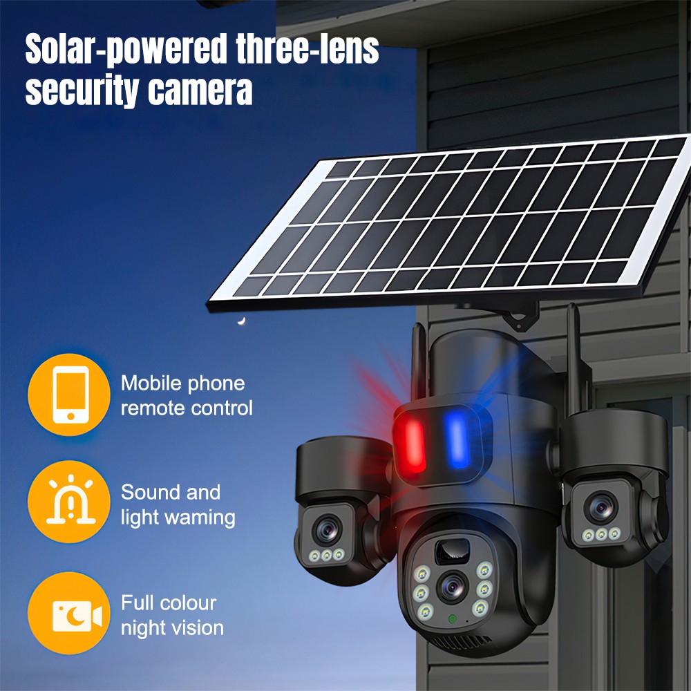 Solar-WLAN-PTZ-Kamera für Auße – Home Security Monitoring System Bewertung und Preis