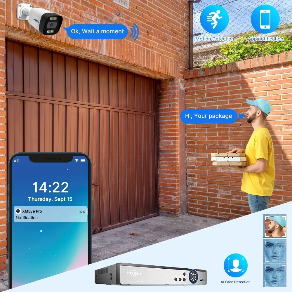 Hiseeu 4K 8-Kanal 8MP Außen-Üb – Home Security Kit With Camera Bewertung und Preis