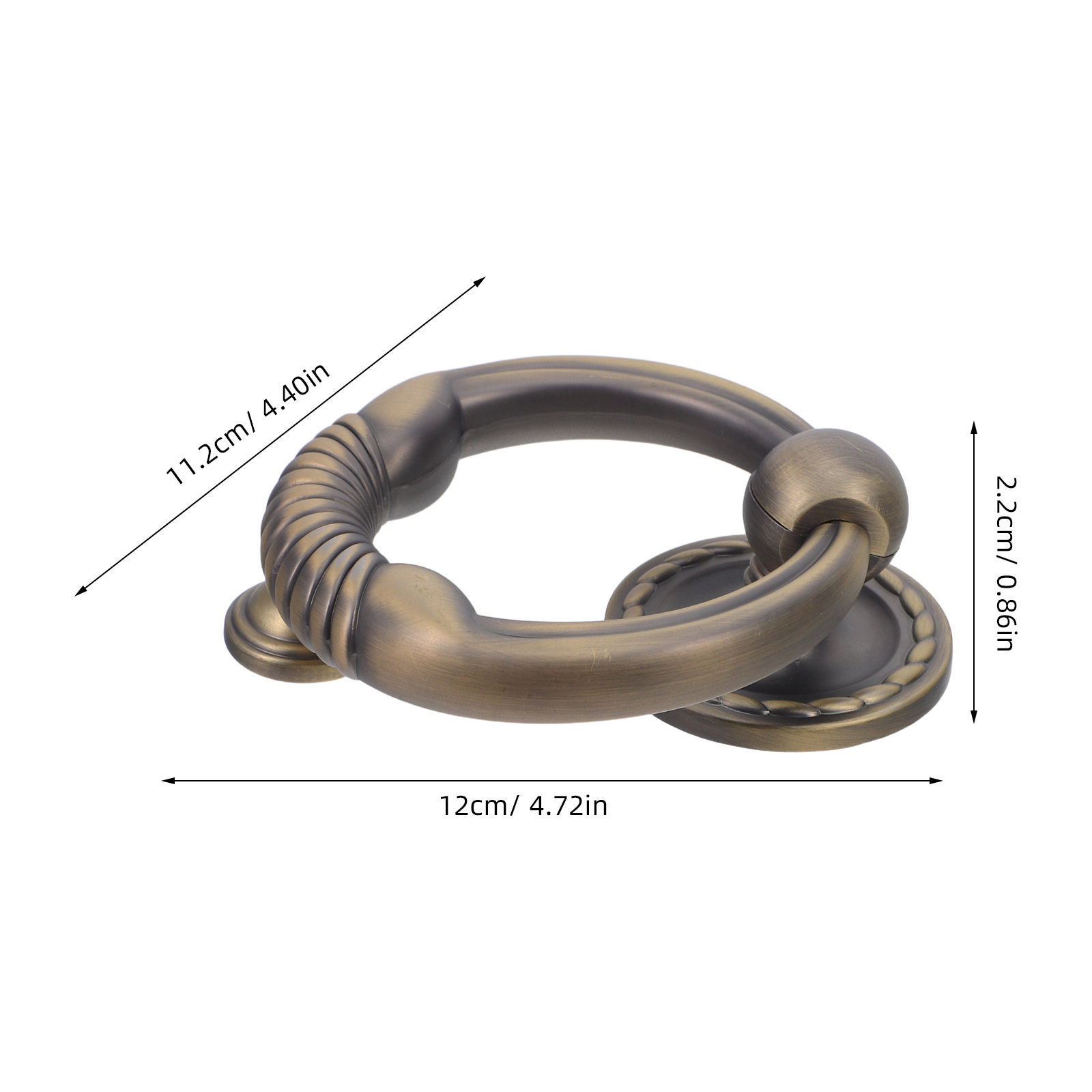 Runder Ringklopfer aus Zinkleg – Home Security Ring Bewertung und Preis